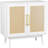 Adelhard 31.4'' Tall 2 - Door Accent Cabinet,Rattan Cane TV Stand-958352895