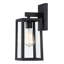 Schlesinger Matte Black Outdoor Wall Lantern with Dusk to Dawn-973846550