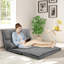 Namirah Twin 44.5 " Faux Leather Futon and Mattress-1720494265