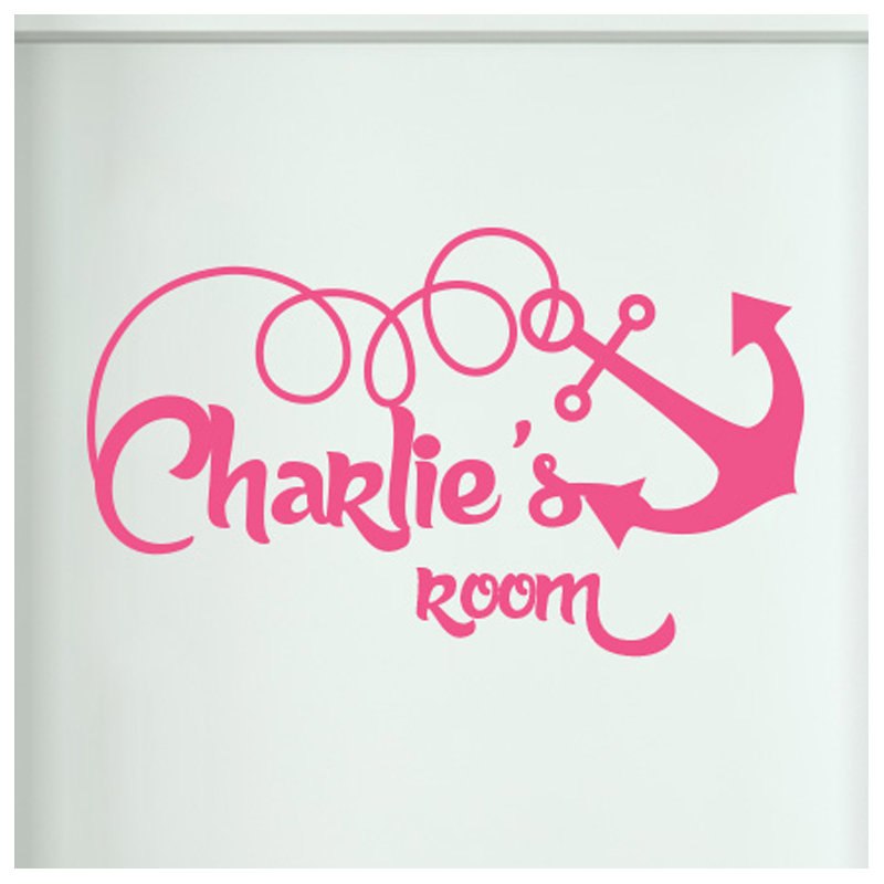 Nautical & Beach Wall Decal, Pink