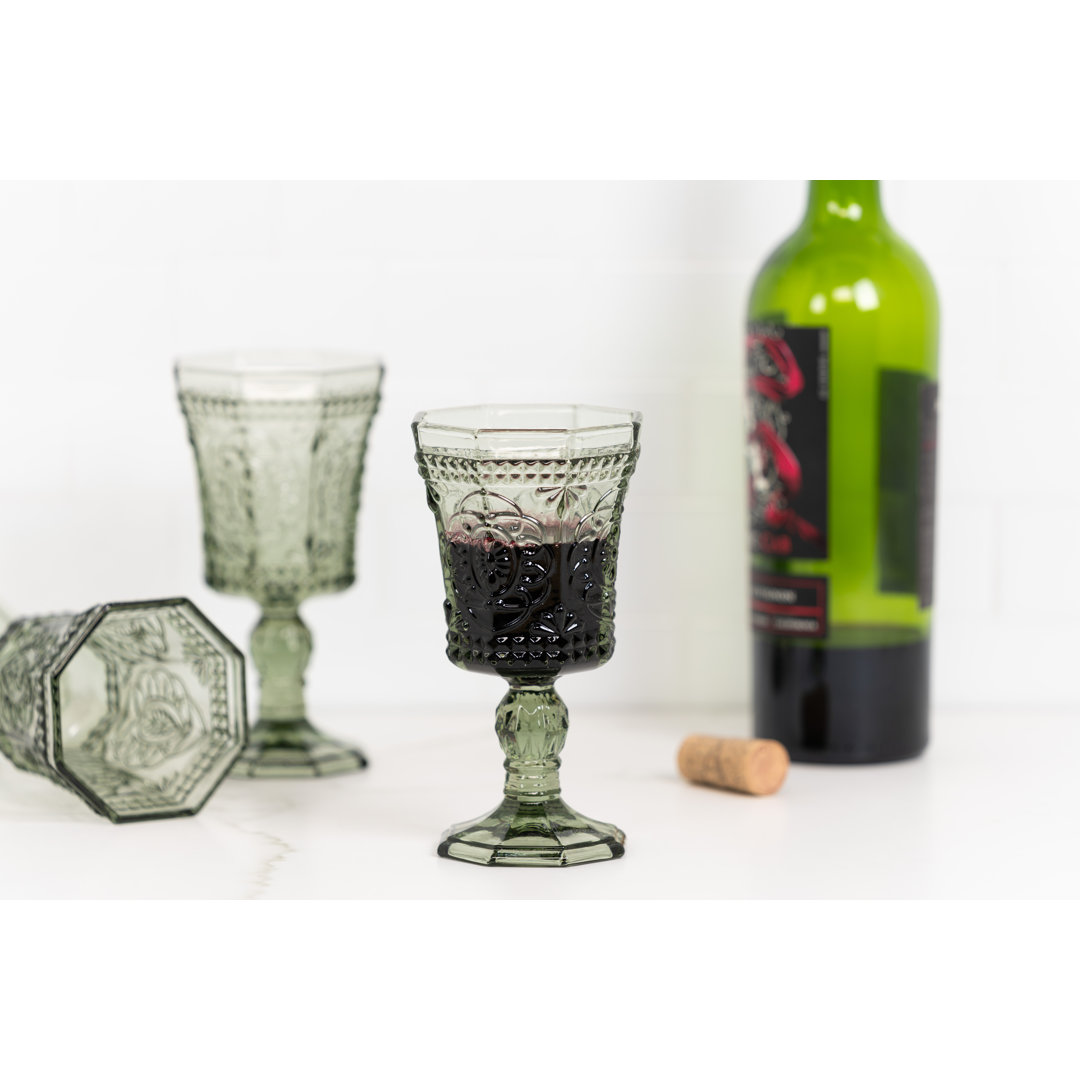 Hillyer 8oz. Goblet Set (Set of 6) Astoria Grand 