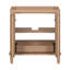 Meuble-lavabo en bois sans lavabo