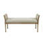 Banc d'appoint rembourré Martha Wood Bedford Isla