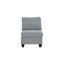 Salon modulaire gris avec coussins 6 pièces