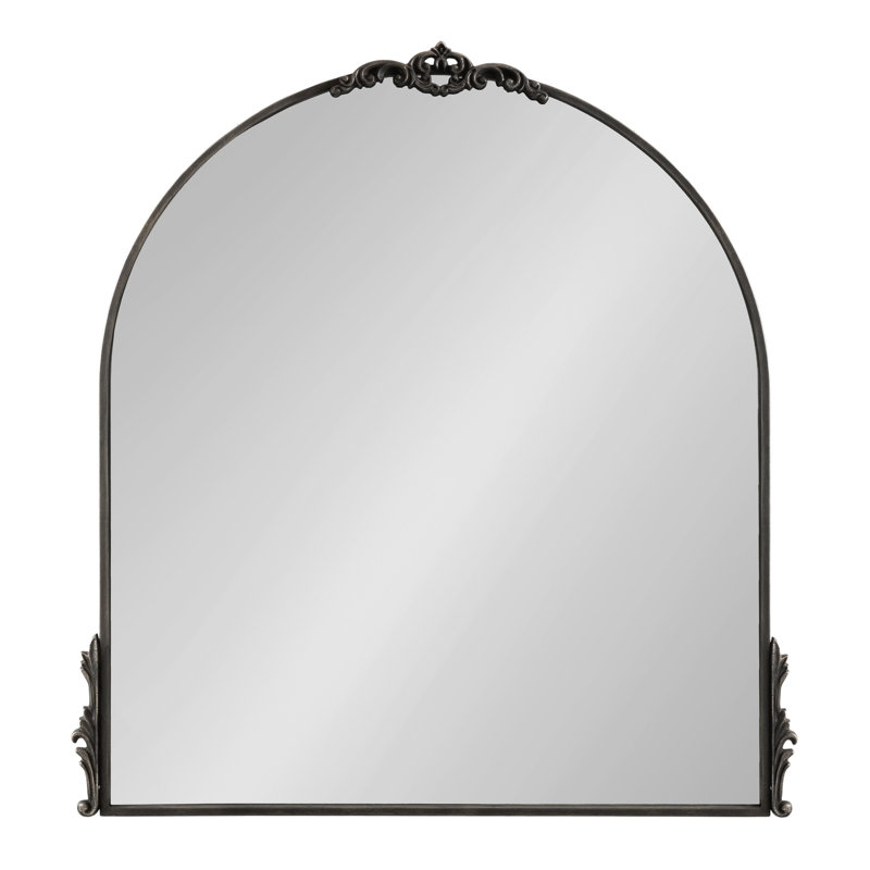 Miroir mural Christany, Noir, 32 po x 30 po