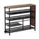 Florrie 4 Tier 19 Pair Solid Wood Shoe Storage with Storage Package and Umbrella Stand
