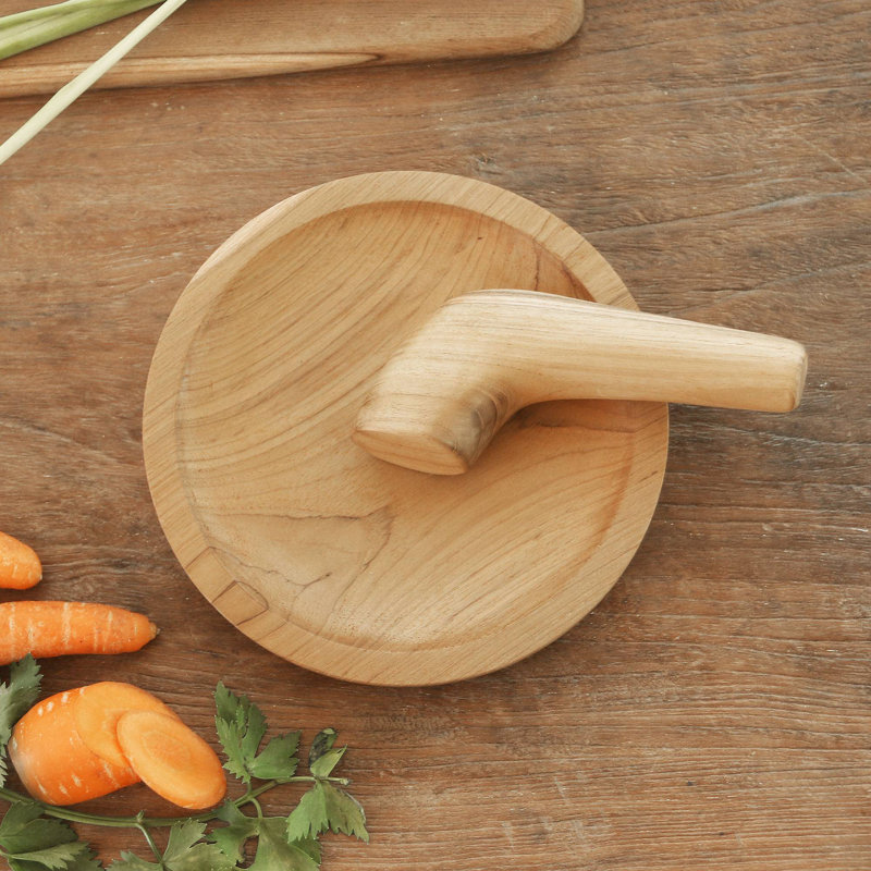 Ensemble de mortier et pilon en bois Jannifer