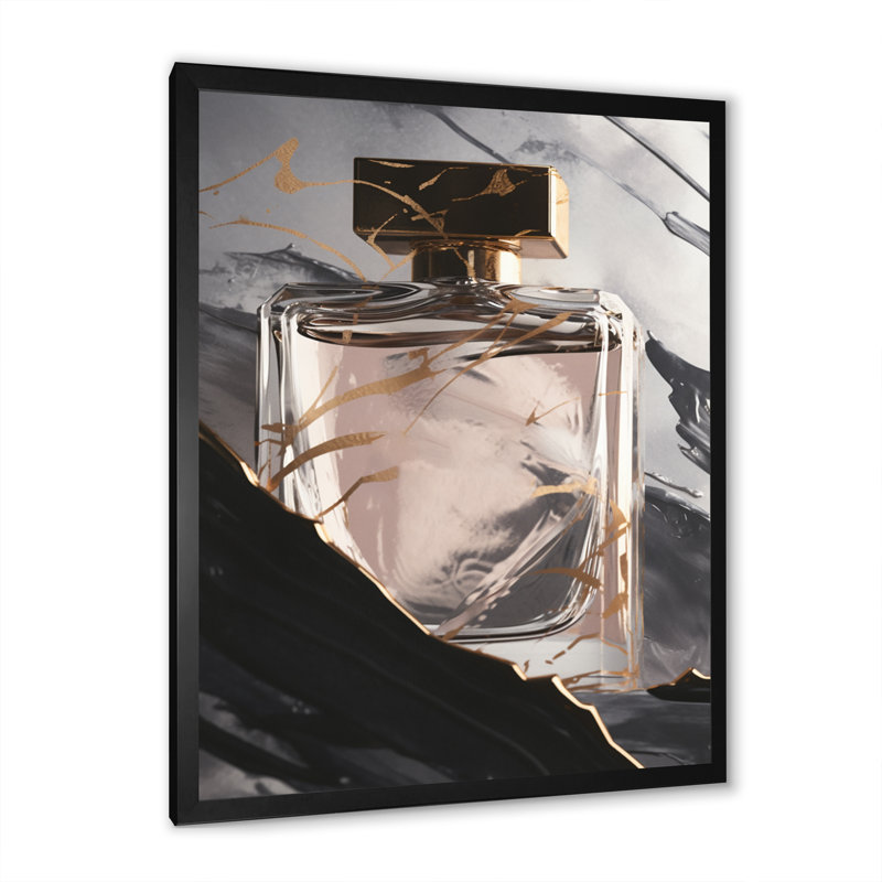 L'essence du parfum I - impression, Cadre photo noir, H 32 po x l 16 po x P 1 po