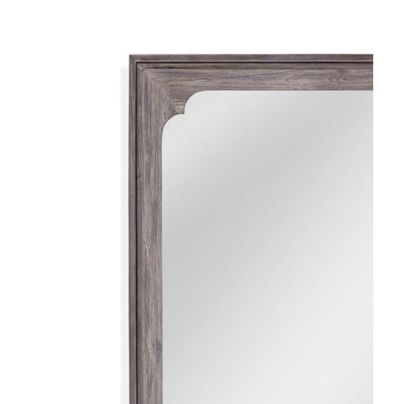 Landry Wood Flat Floor Mirror, 76" x 42"