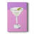 Neon Martini -Custom Wrapped Gallery Cavas