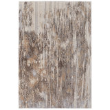 Addolorato Abstract Machine Woven Ivory Area Rug
