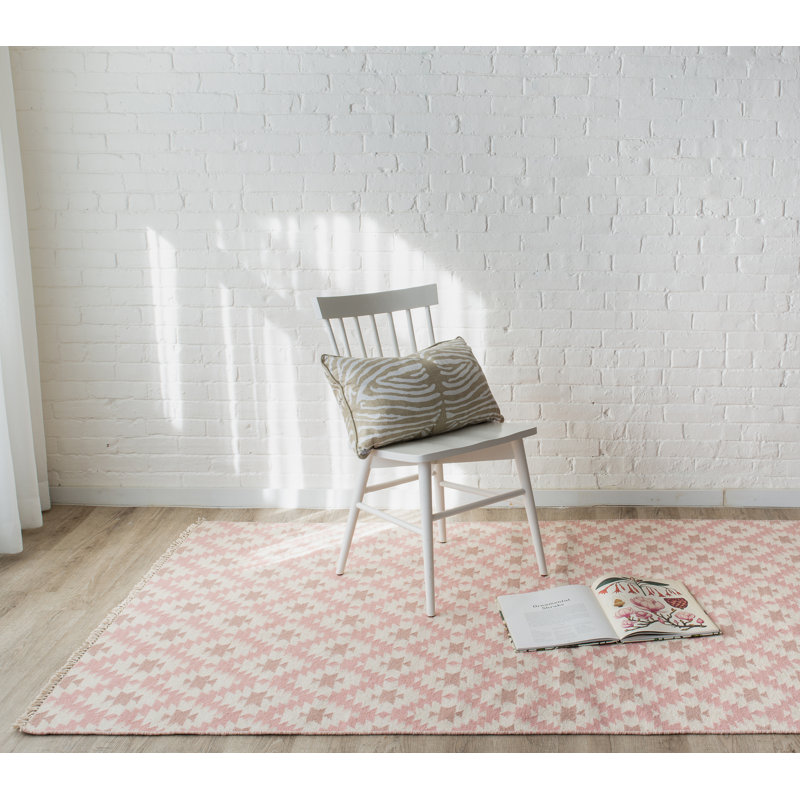 Thompson Wool Geometric Area Rug, Rectangle 5' x 7'6"