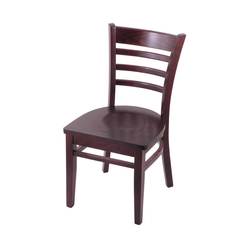 Hampton 18'' H Beech Solid Wood Side Chair, Dark Cherry
