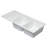 45.69'' L Double Bowl Granite Kitchen Sink