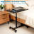 Height Adjustable Side Table with Wheels