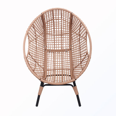 Outdoor Egg Chair with Cushion