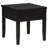 Hayu 1-Drawer Square End Table Distressed Java