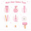 Ensemble de coiffeuse 3 pièces pour enfants, violet-739428679