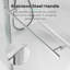 Porte de baignoire pliante sans cadre l 43 po x H 58 po Jayce avec verre trempé transparent 1/4 po-114662395