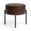 Aimie Top Grain Leather Accent Stool-824669063