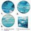 Cerulean Seascape I - Abstract Landscape Canvas Art Print-2056615353-2012006702