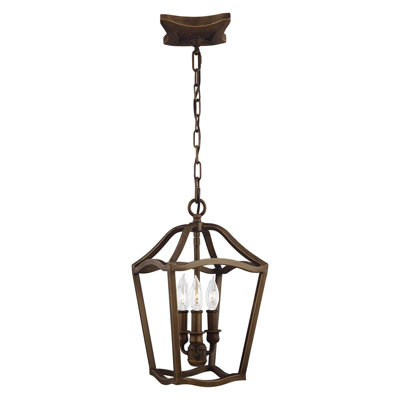 Varnum 3 - Light Brass Lantern Pendant