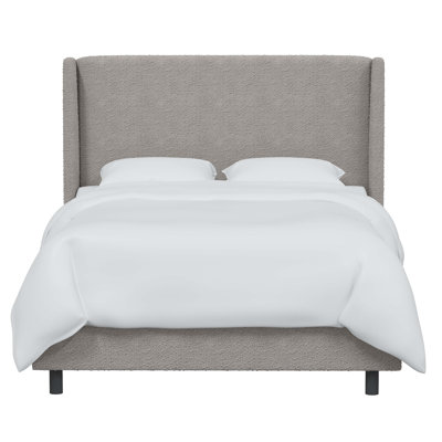 Tilly Linen Upholstered Wingback Bed
