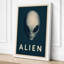 Modern Alien Portrait Minimalist - Wrapped Canvas-1688973984-1688973986