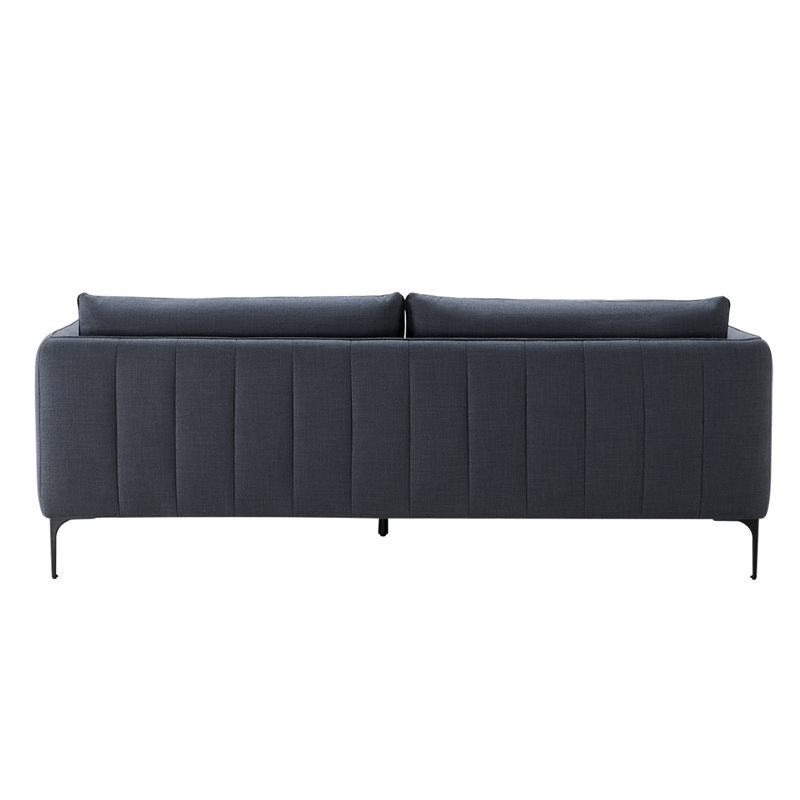Canapé rembourré Rae, Effie Indigo Performance Linen
