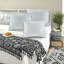 Ensembles de literie matelassée réversible, confort en coton, style maison de campagne, idéal pour un lit de jour d'invité