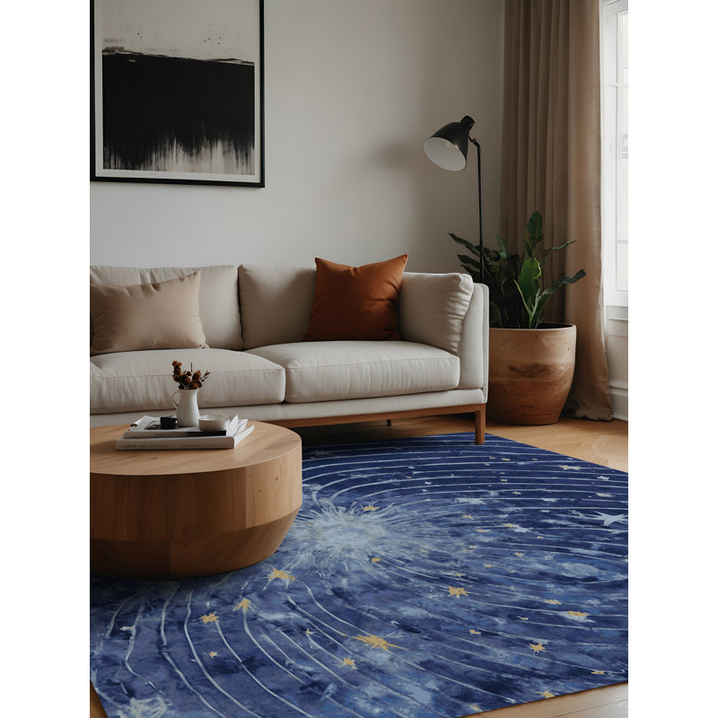 Machine Washable Gray Area Rug, Square 8'