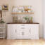 Buffet Farmhouse avec 2 tiroirs et porte-1392825608