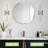 14 In. Cylinder Dimmable Indoor Led Wall Sconces With Glass Shade