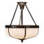 3 - Light Semi Flush Mount