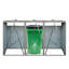 La remise à poubelle permet de ranger 3 poubelles en métal pour le rangement des ordures, en acier inoxydable galvanisé, une remise pour la cour de jardin-123375729