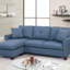 Canapé modulaire réversible en polyfibre capitonné-175980125