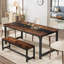 Metal Base Dining Table-1246284938