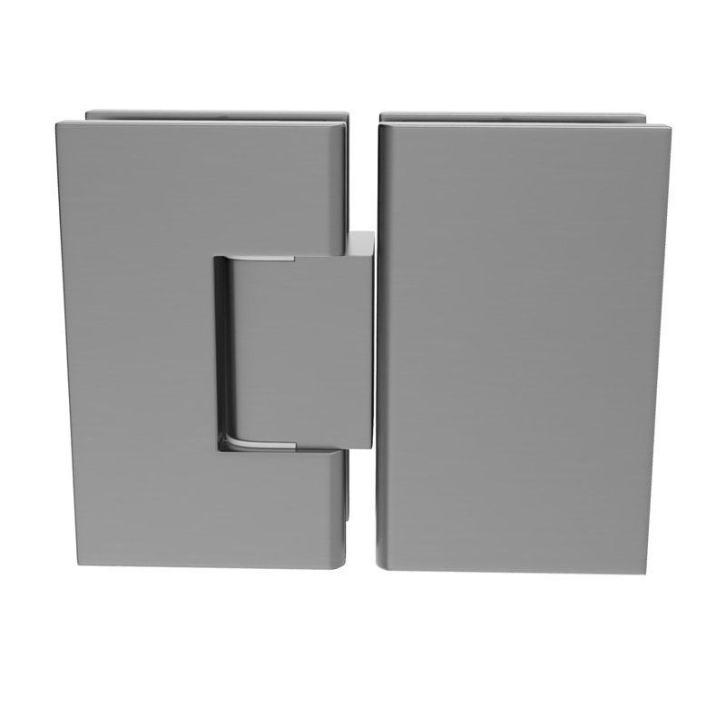 Charnière de porte réglable en verre satiné 180 degrés Designer Series