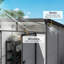 Garden 6 ft. W 6 ft. D Plastic Pent Storage Shed-639087701