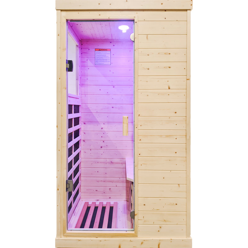 Jonathan Spruce, sauna simple à infrarouge lointain avec chauffage