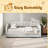 Upholstered Daybed With Underneath Storage,Full Size-3694471