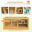 Large Wooden Hamster House - Multi-Layer, With Seesaws, Water Bottle, , Pull-Out Tray, Openable Top For Dwarf Hamsters And Extra Aviary Wooden,