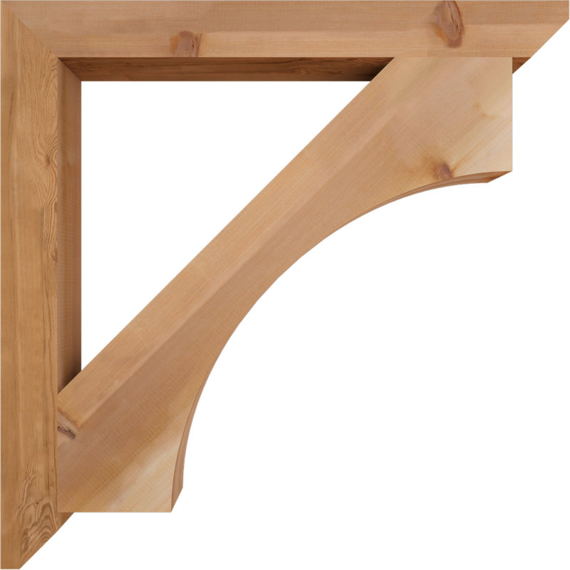 Support en bois Westlake, Cèdre rouge, H 40 po x l 3,5 po x P 40 po