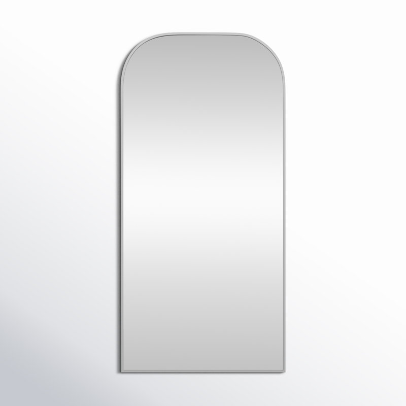 Miroir mural Sabine, 66 po x 32 po, Argent argent