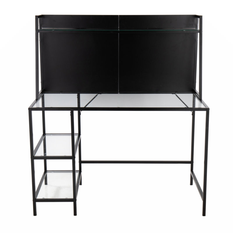 Bureau à niveaux Avenell, Noir, Clair