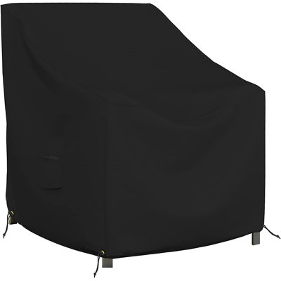 Covers & all Outdoor Chair Cover, Water-Resistant UV-Resistant Oxford Fabric Deep Seat Patio Chair Cover with Air Vents & Drawstrings by Arlmont & Co.