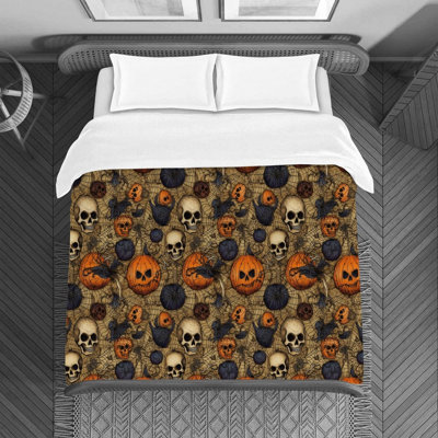 Halloween Pumpkin Duvet Cover