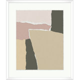 Rustic Papers 1' Framed Print on Glass