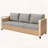 Rattan Patio Sofa With Cushions-788700647