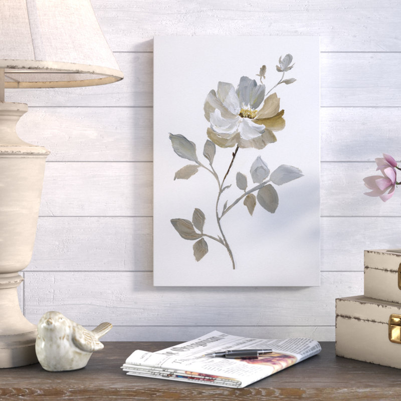 «Neutral Rose I», reproduction sur toile, H 12 po x l 18 po x P 1,5 po
